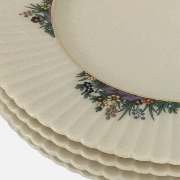 VTG Lenox 4 Rutledge P-303 Dinner Plate 10 7/8″ Raised Enamel Discontinued 24K - Picture 8 of 8